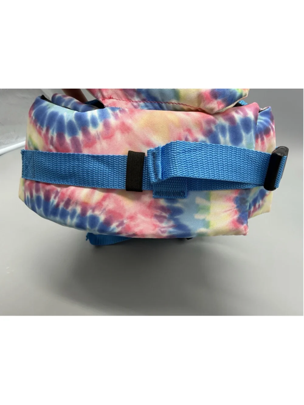Canada Pooch Wave Rider Life Vest For Dogs Pink & Blue Tie Dye Size Large